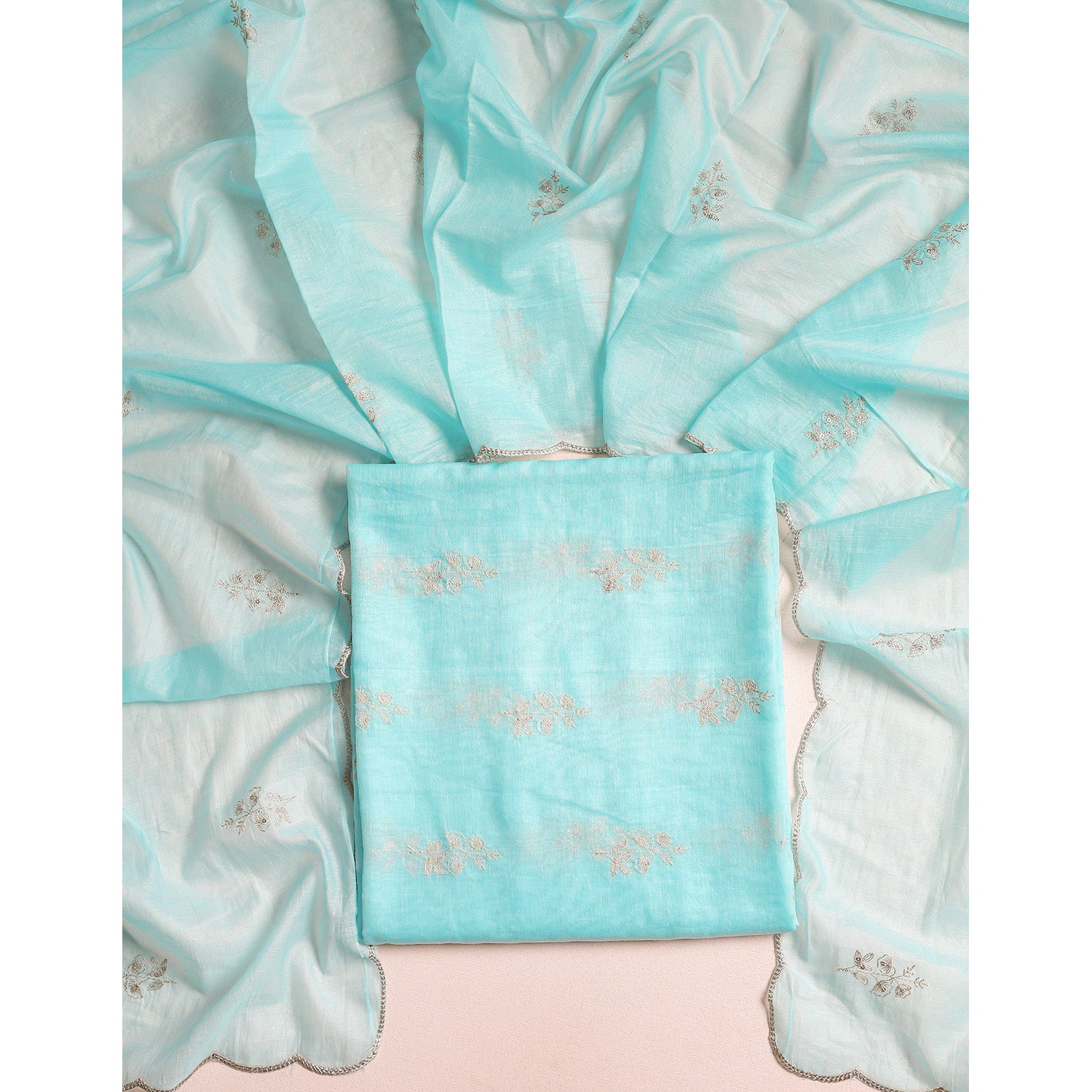 MUL CHANDERI 2 PIECE SET