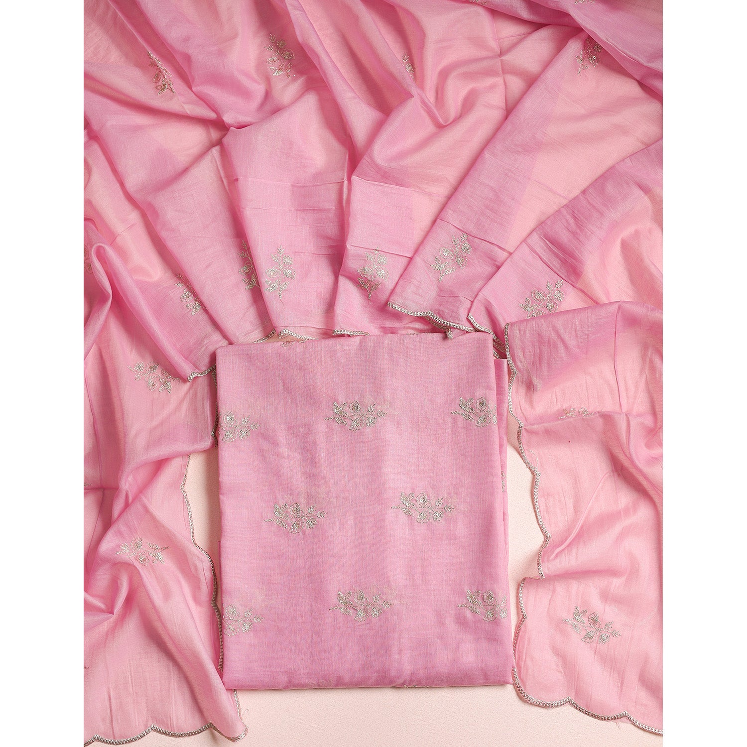 MUL CHANDERI 2 PIECE SET