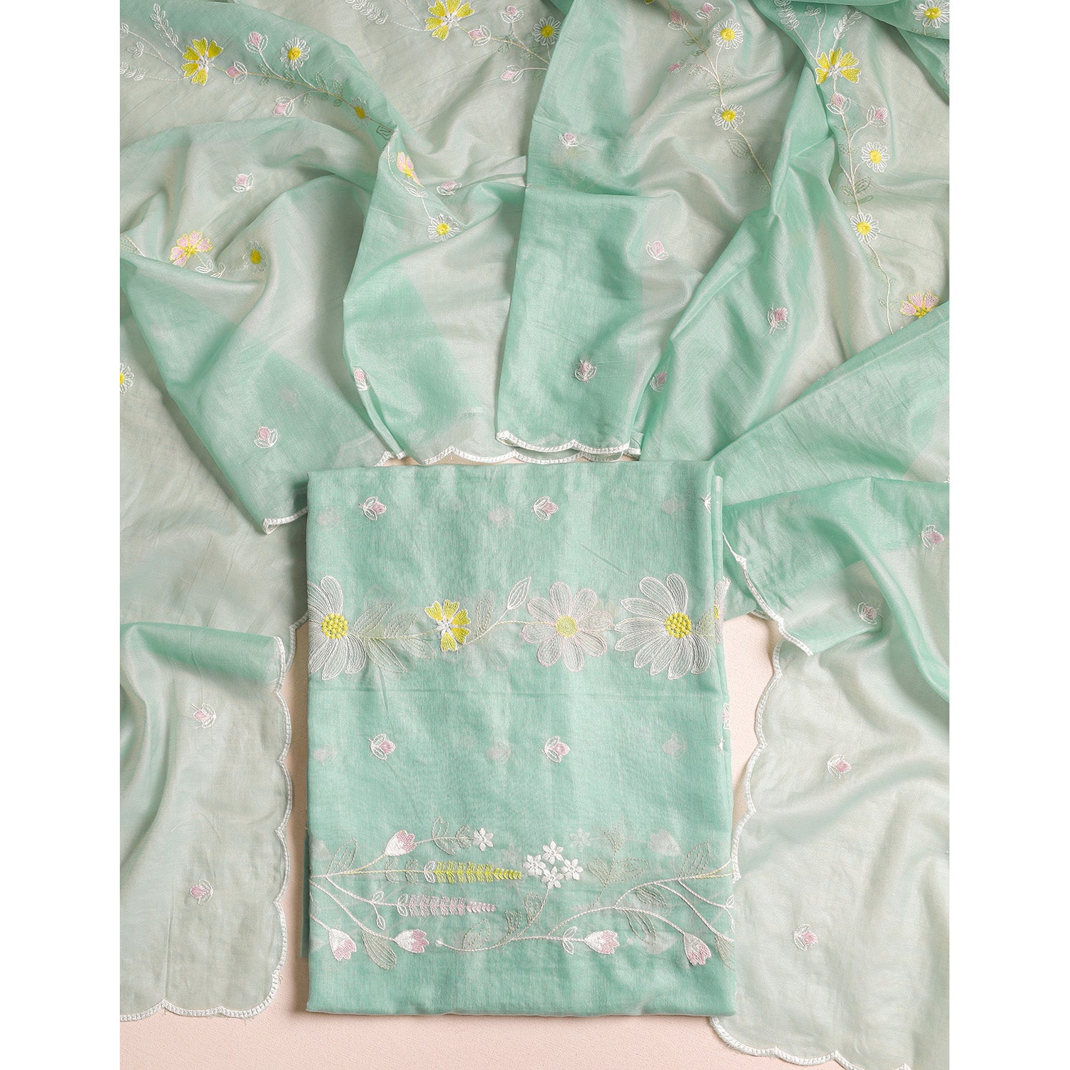 MUL CHANDERI 2 PIECE SET