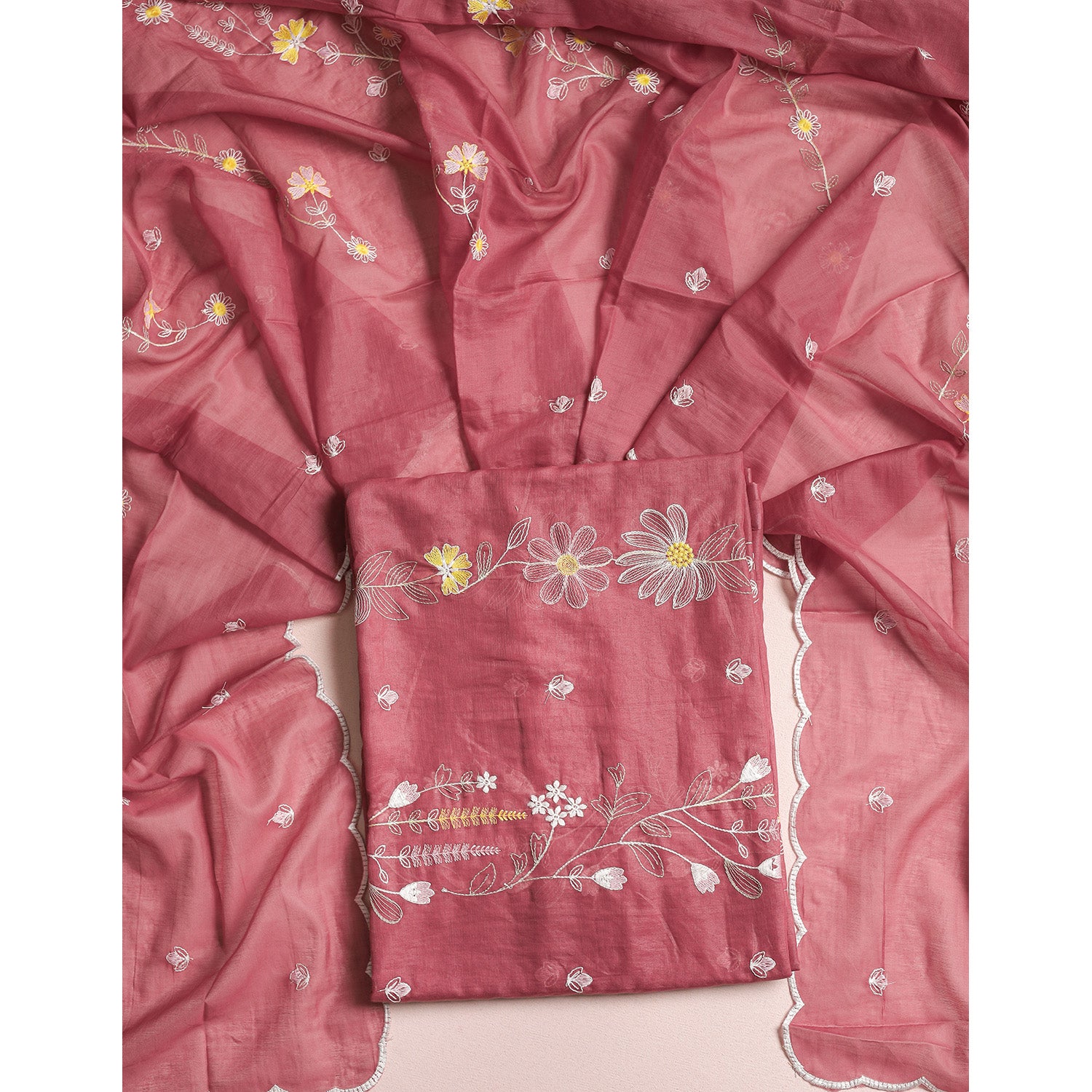 MUL CHANDERI 2 PIECE SET