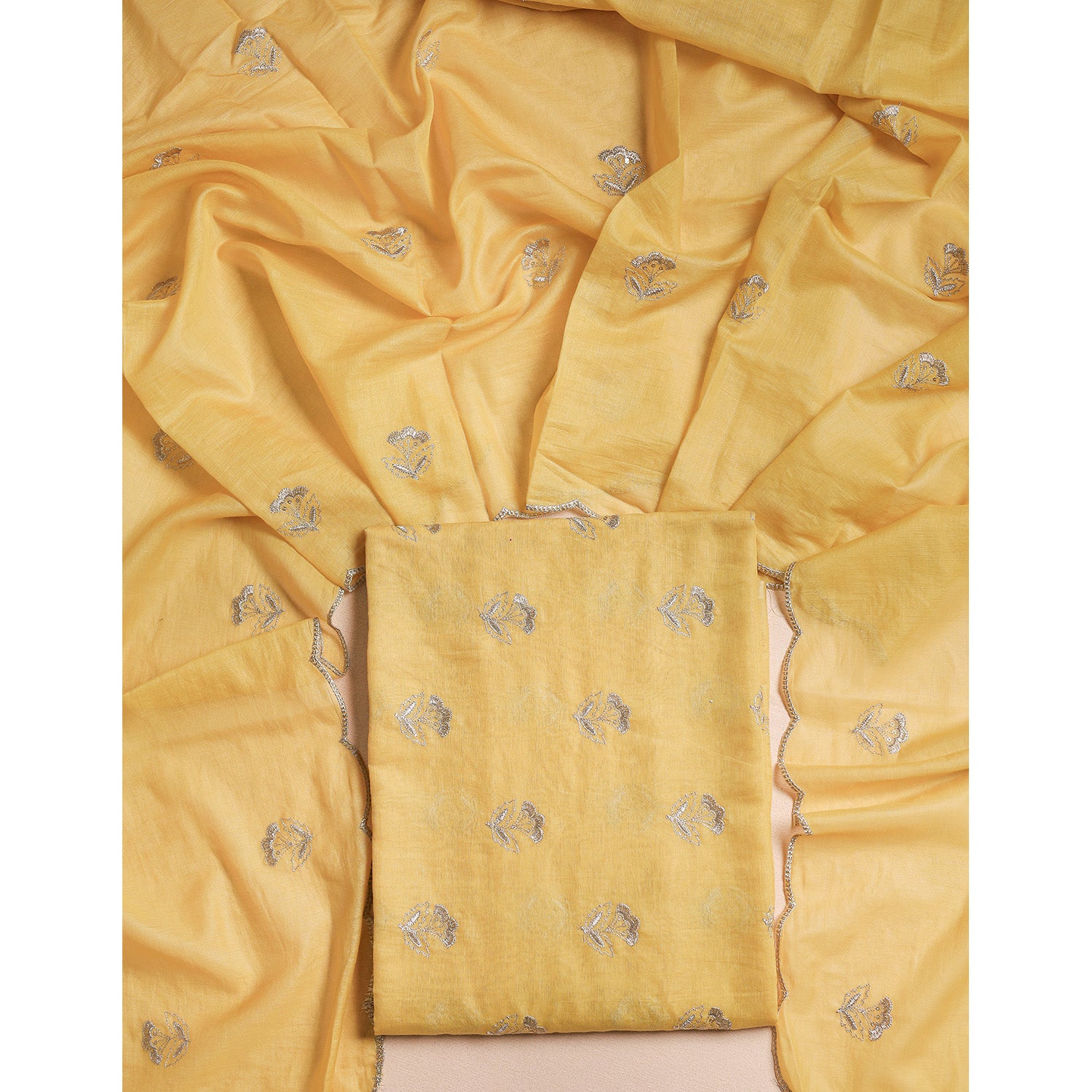 MALAI CHANDERI 2 PIECE SET