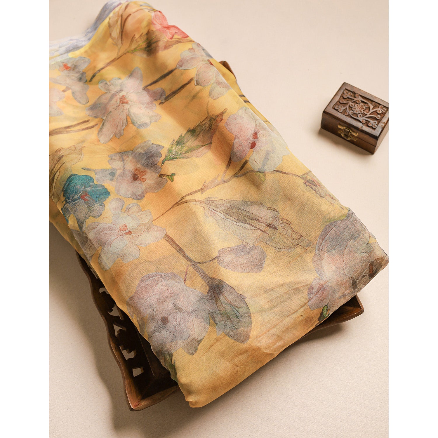 ORGANZA PRINTED FABRIC