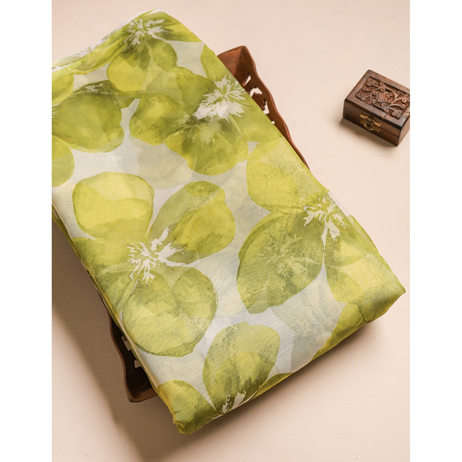 ORGANZA PRINTED FABRIC