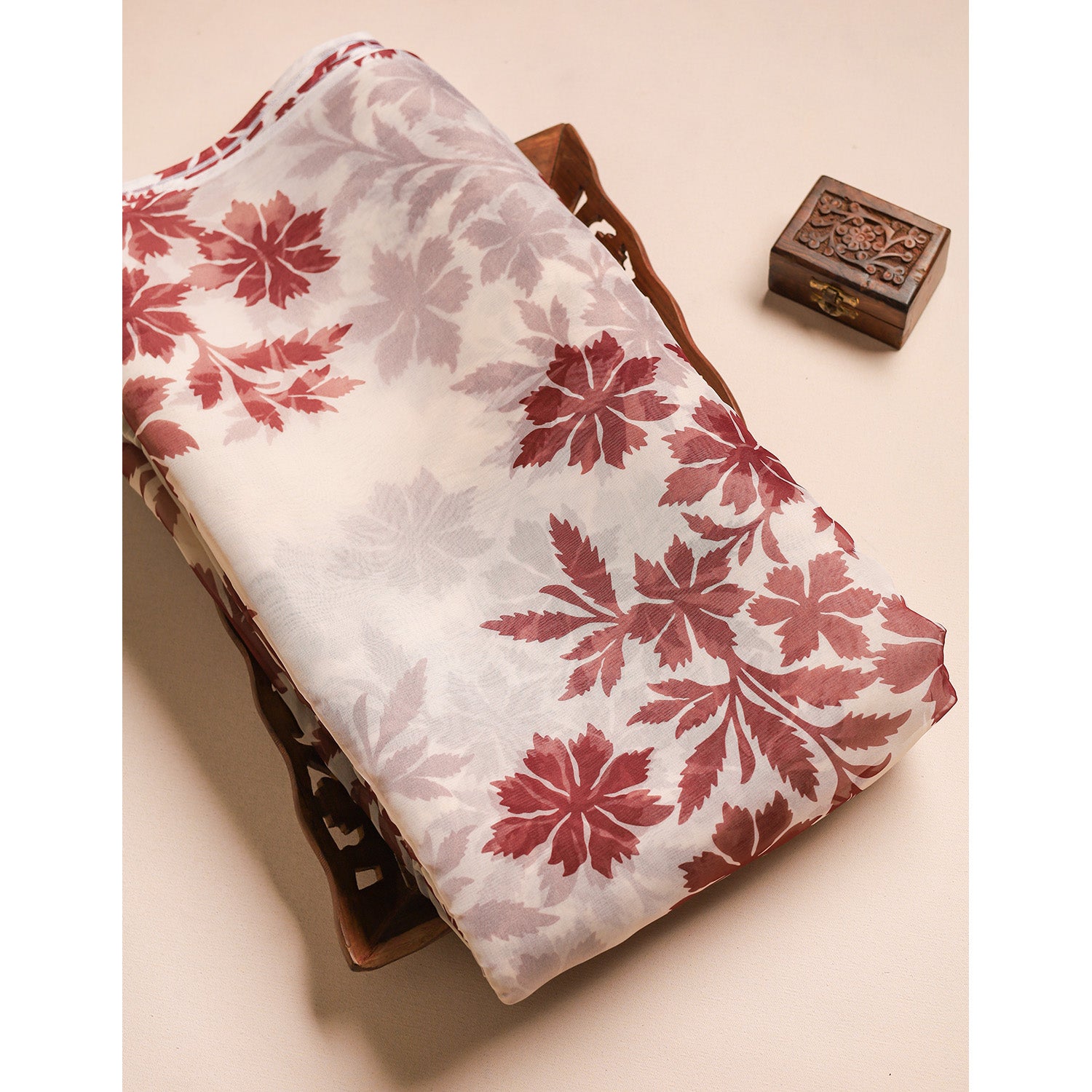 ORGANZA PRINTED FABRIC