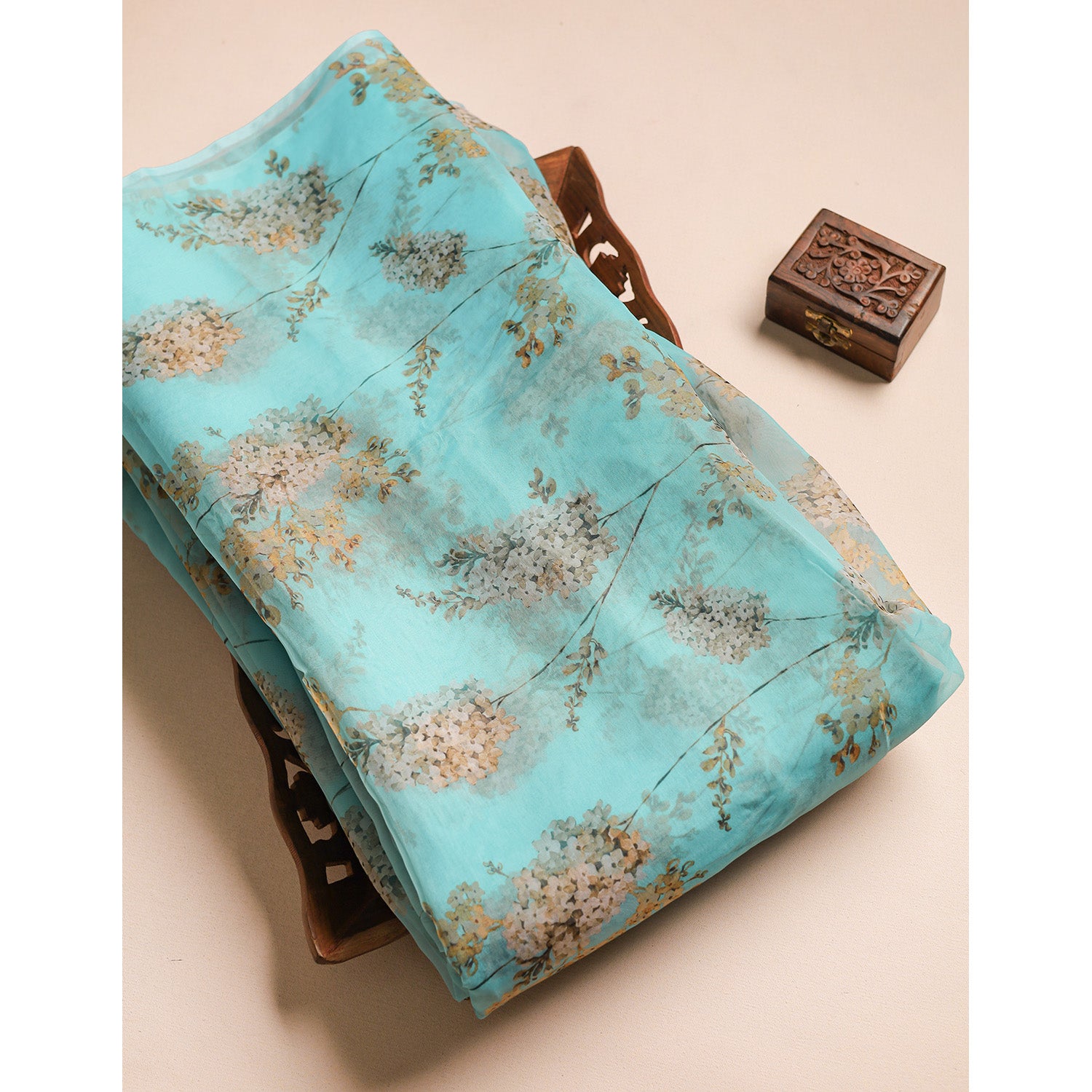 ORGANZA PRINTED FABRIC