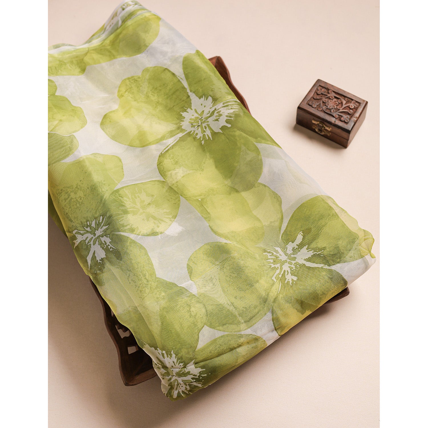 ORGANZA PRINTED FABRIC