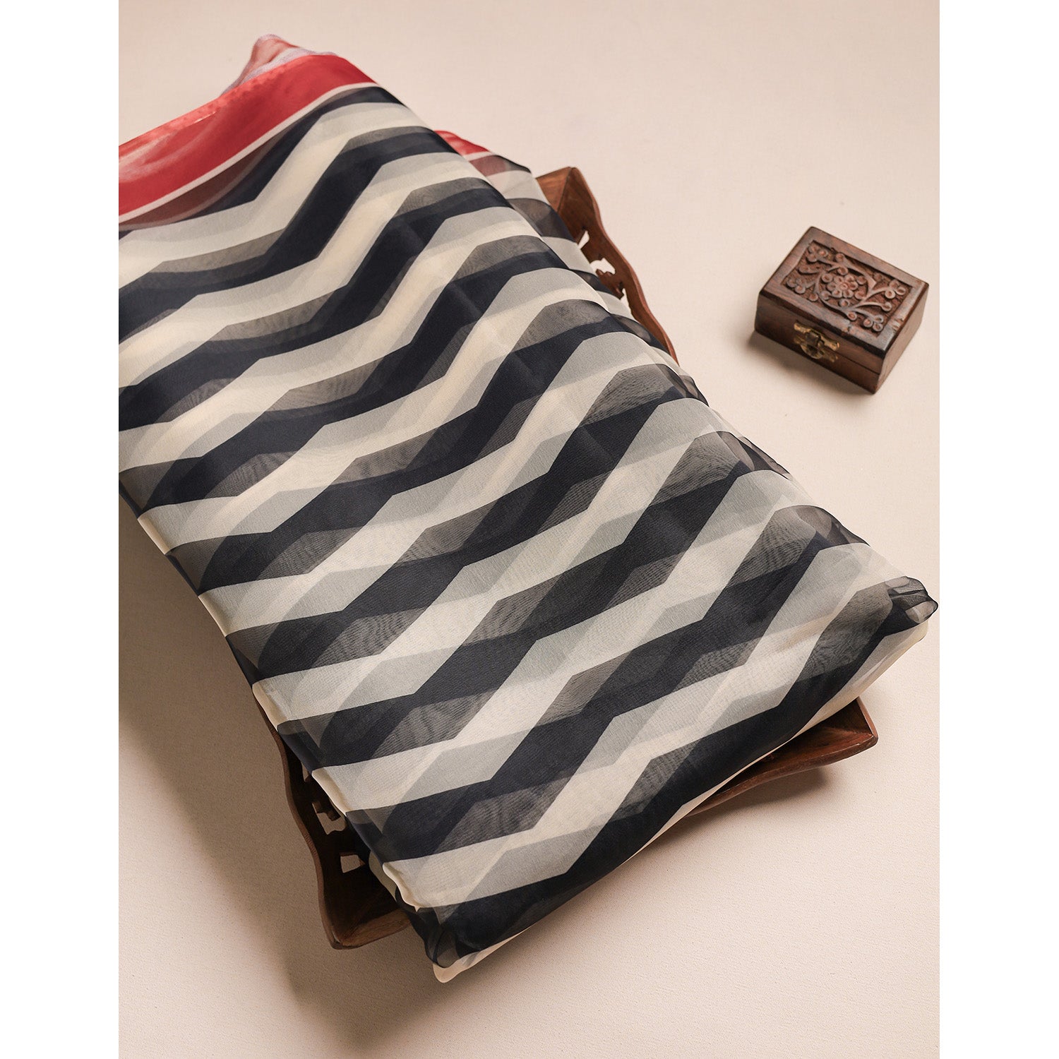 ORGANZA PRINTED FABRIC