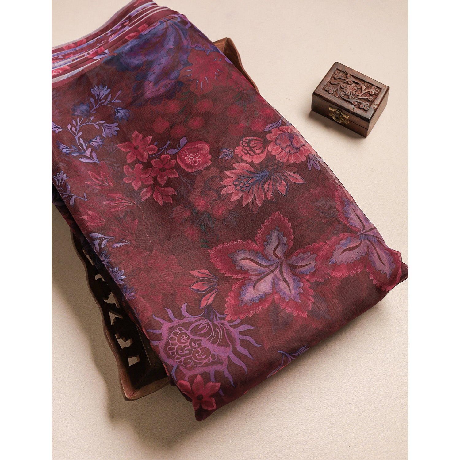 ORGANZA PRINTED FABRIC