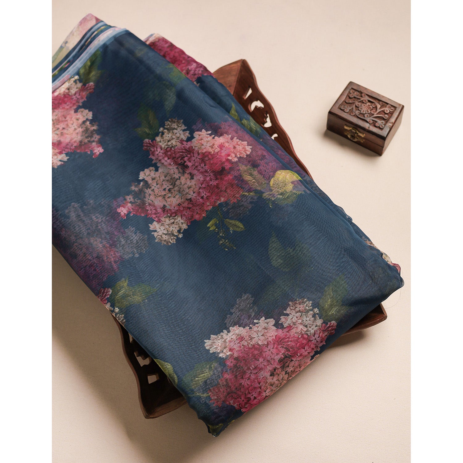 ORGANZA PRINTED FABRIC