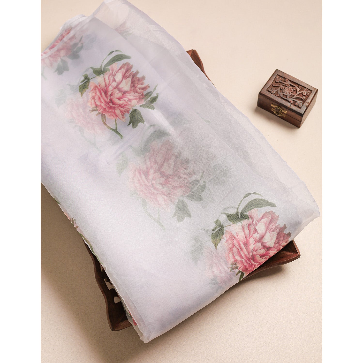 ORGANZA PRINTED FABRIC