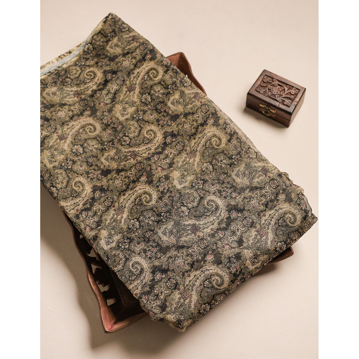 ORGANZA PRINTED FABRIC