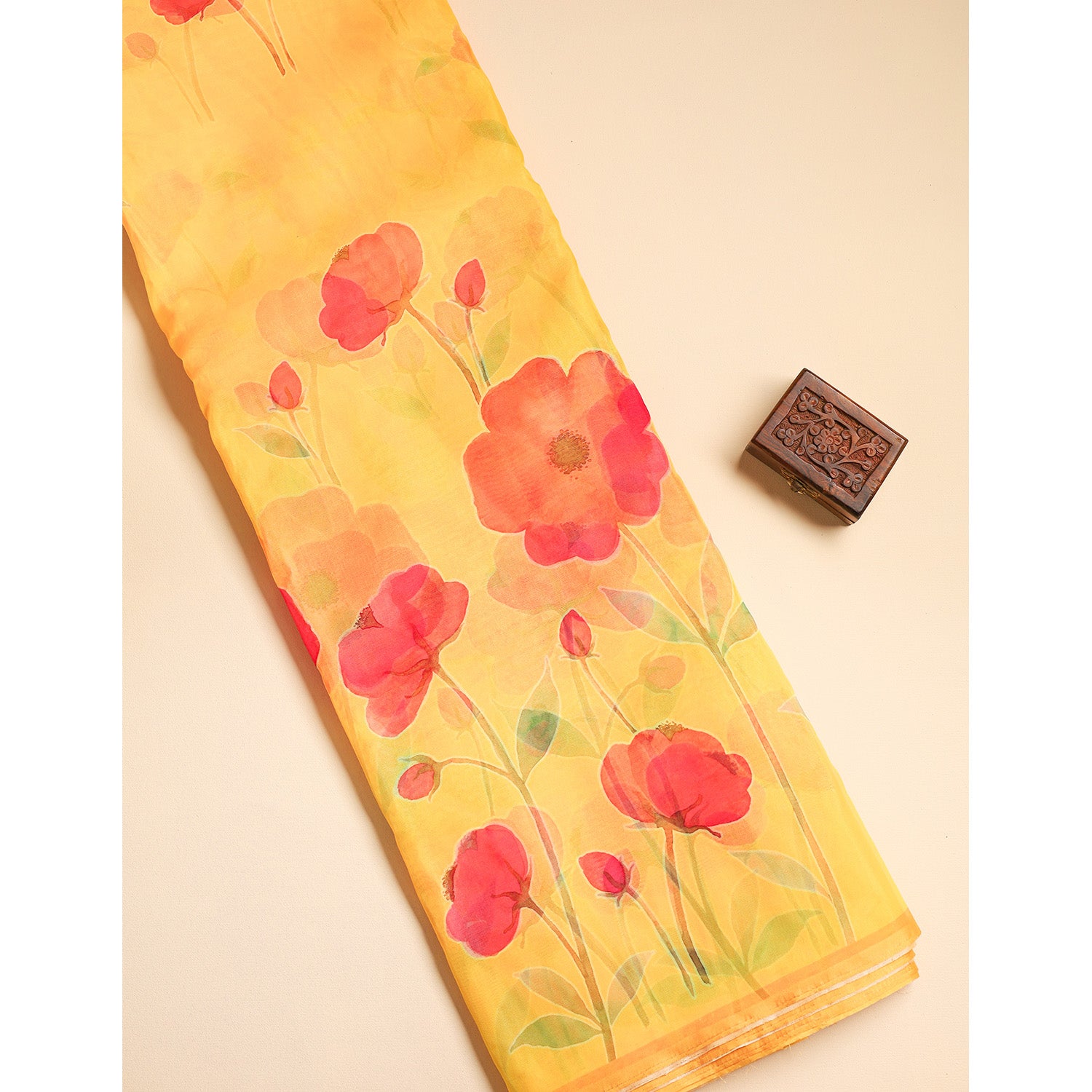 ORGANZA PRINTED FABRIC