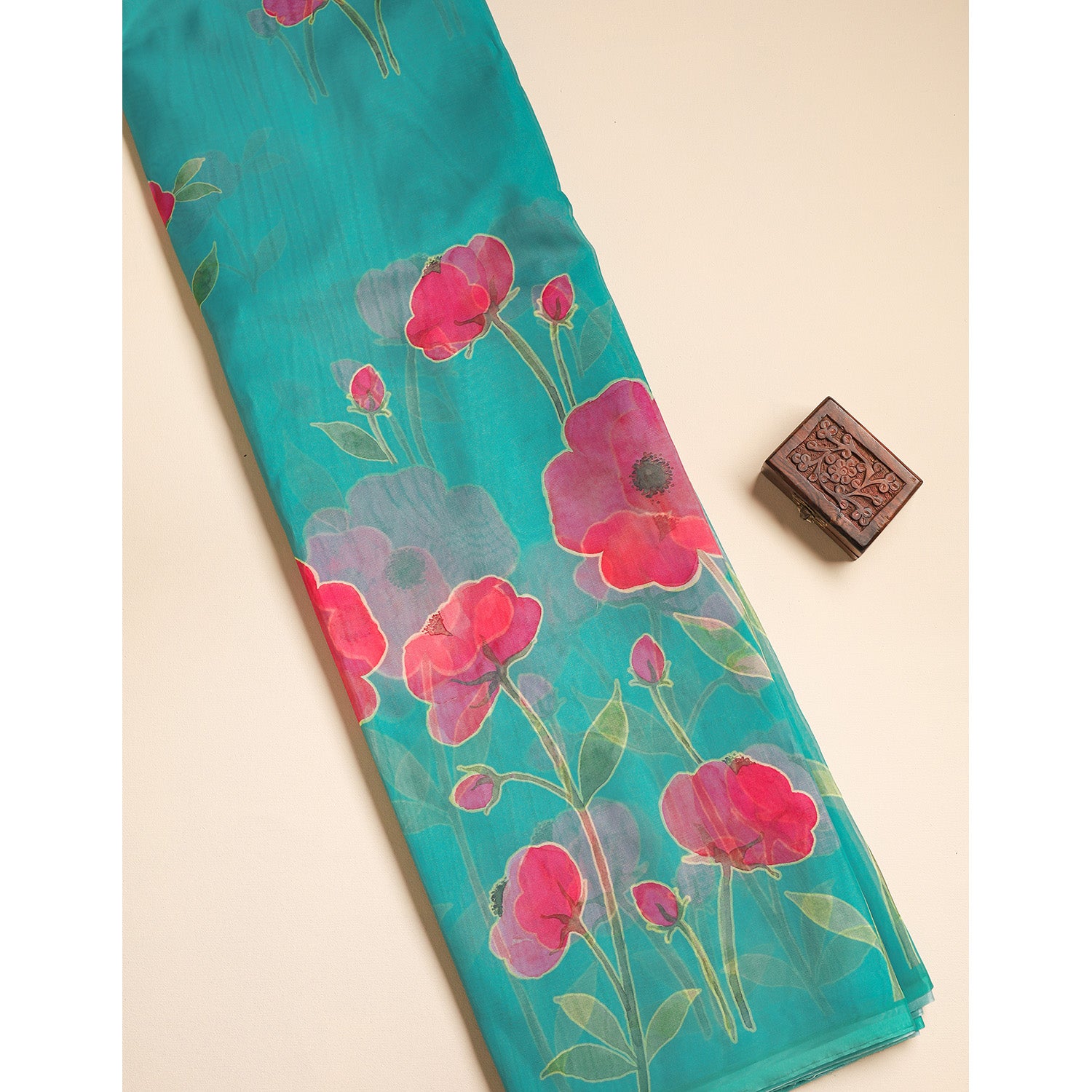 ORGANZA PRINTED FABRIC