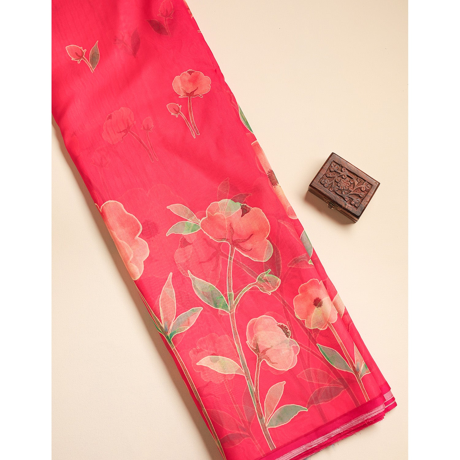 ORGANZA PRINTED FABRIC