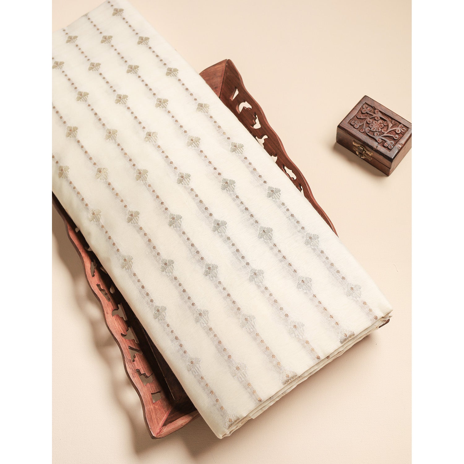 PURE KATAN SILK BANARASI FABRIC