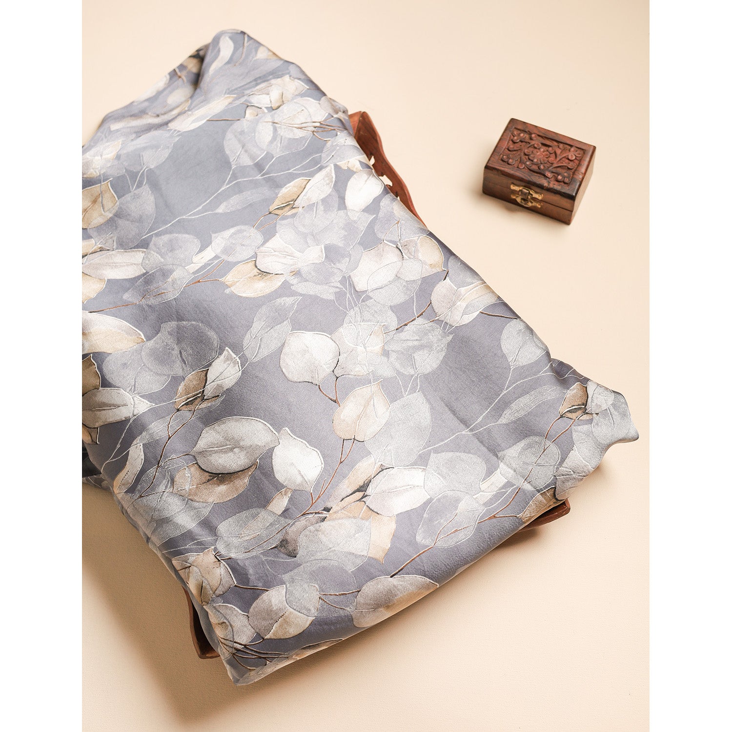 CREPE SILK PRINTED FABRIC