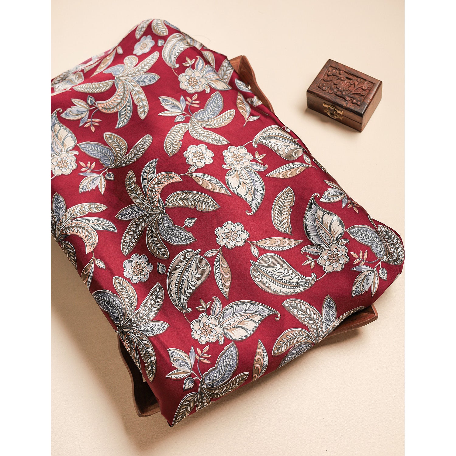 CREPE SILK PRINTED FABRIC