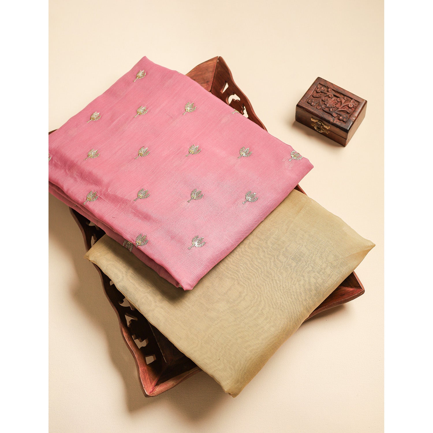 CHANDERI EMBROIDERED MIX & MATCH