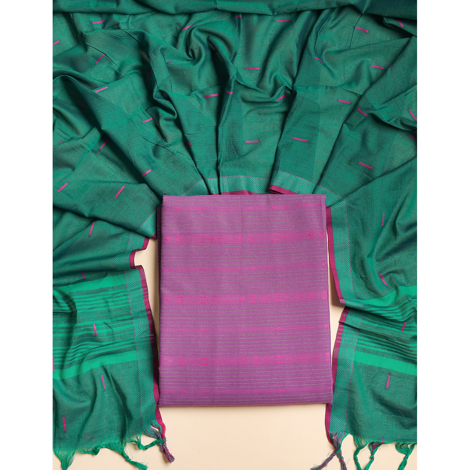 COTTON WOVEN 2 PIECE SET