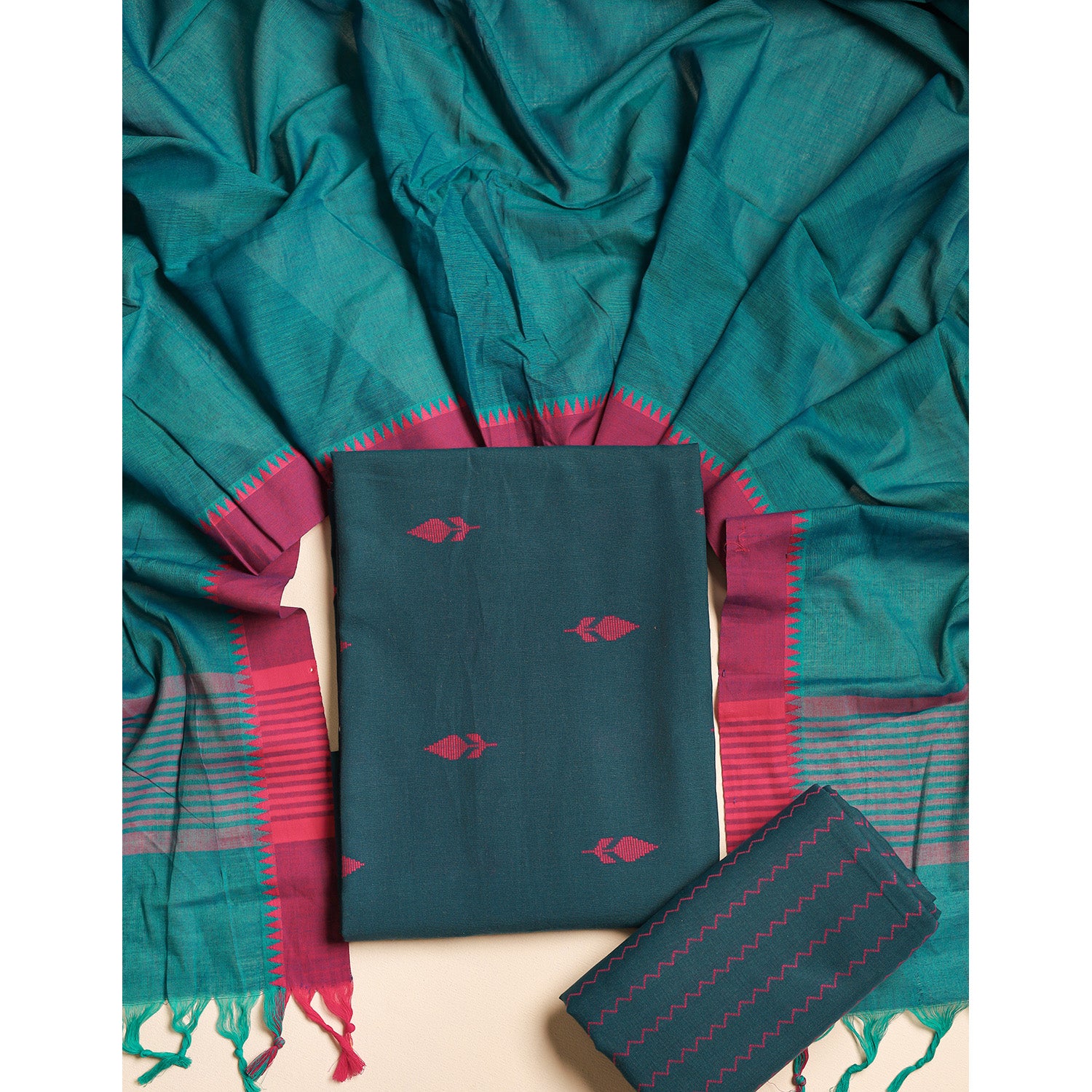 COTTON HANDLOOM SUIT SET