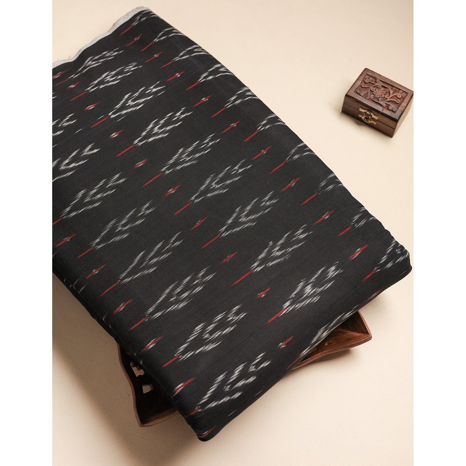 Pure Pochampally Cotton Ikat Fabric