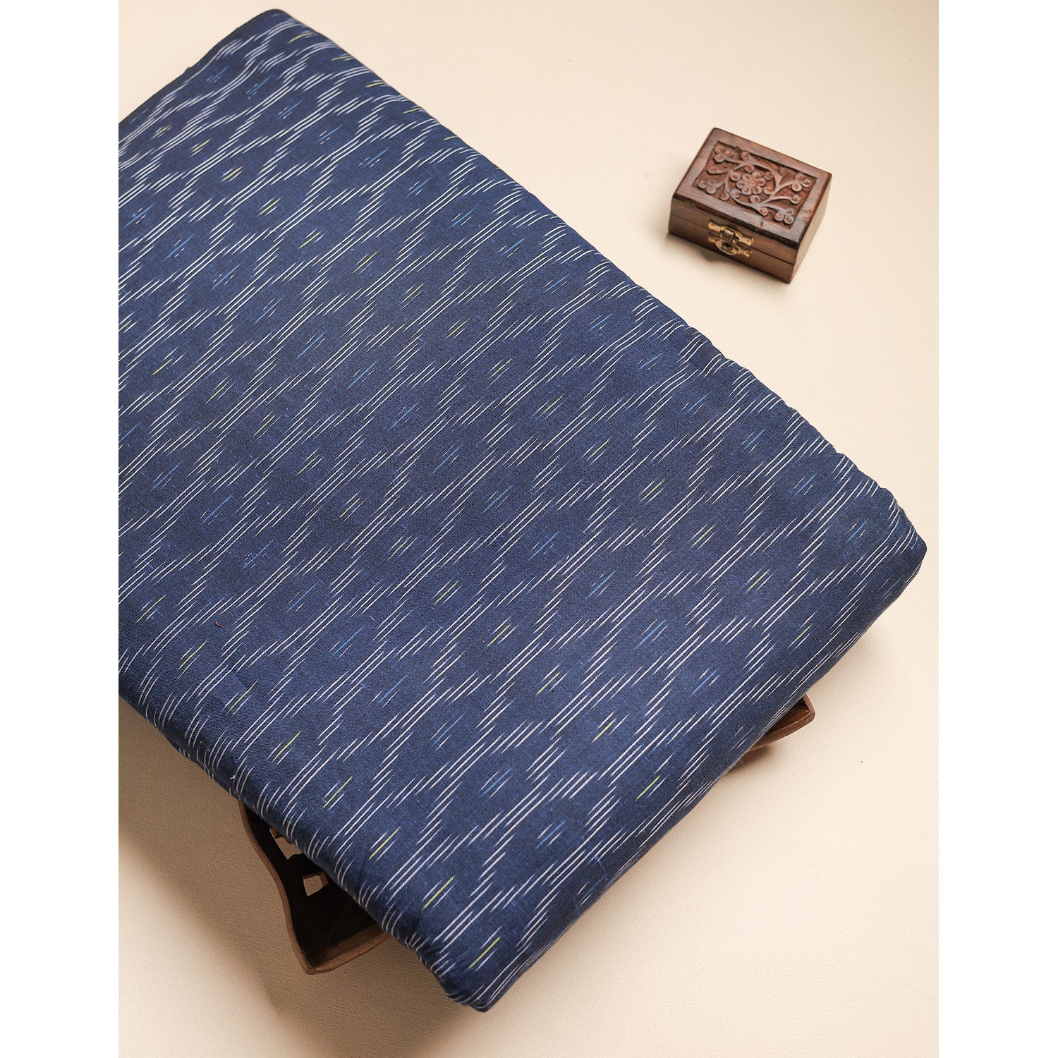 Pure Pochampally Cotton Ikat Fabric