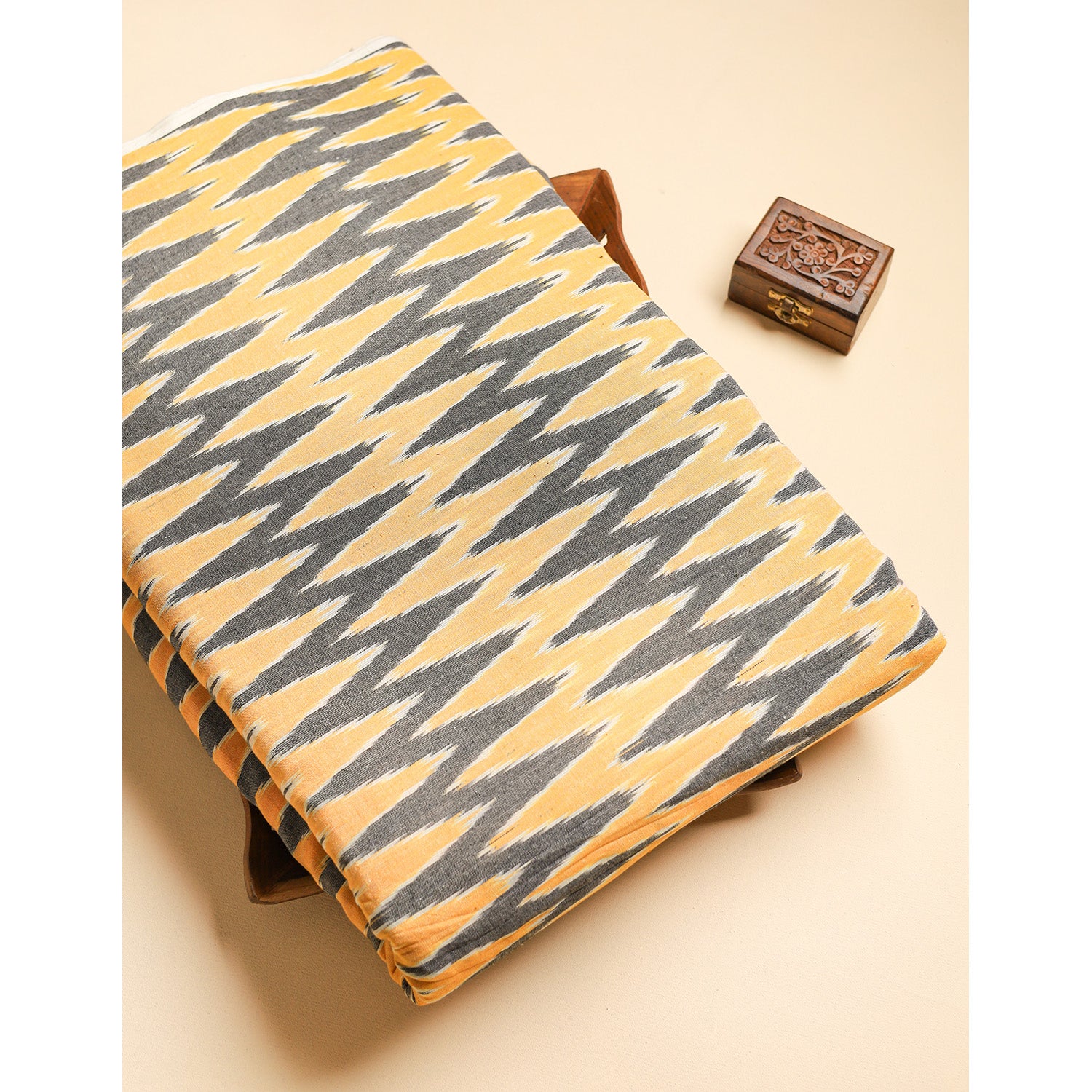 Pure Pochampally Cotton Ikat Fabric