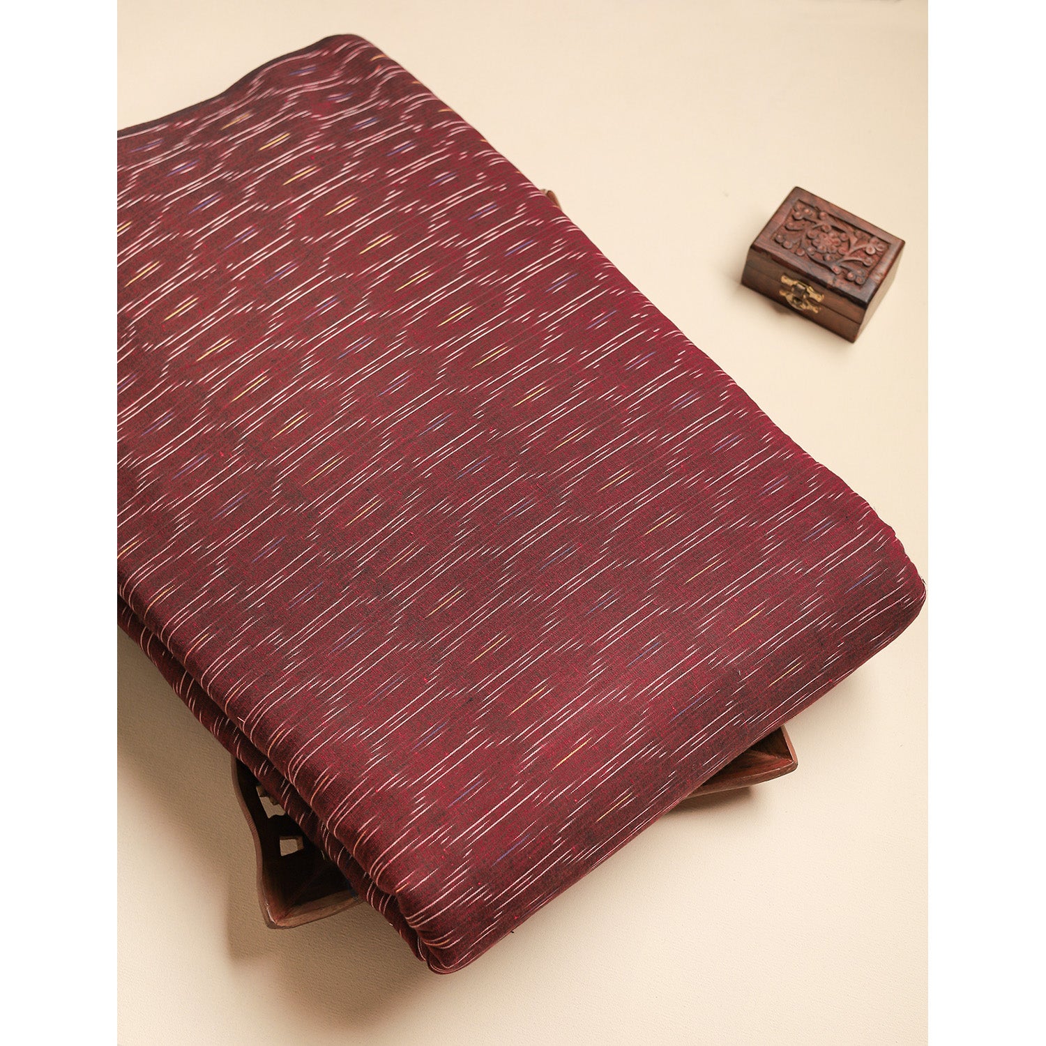 Pure Pochampally Cotton Ikat Fabric