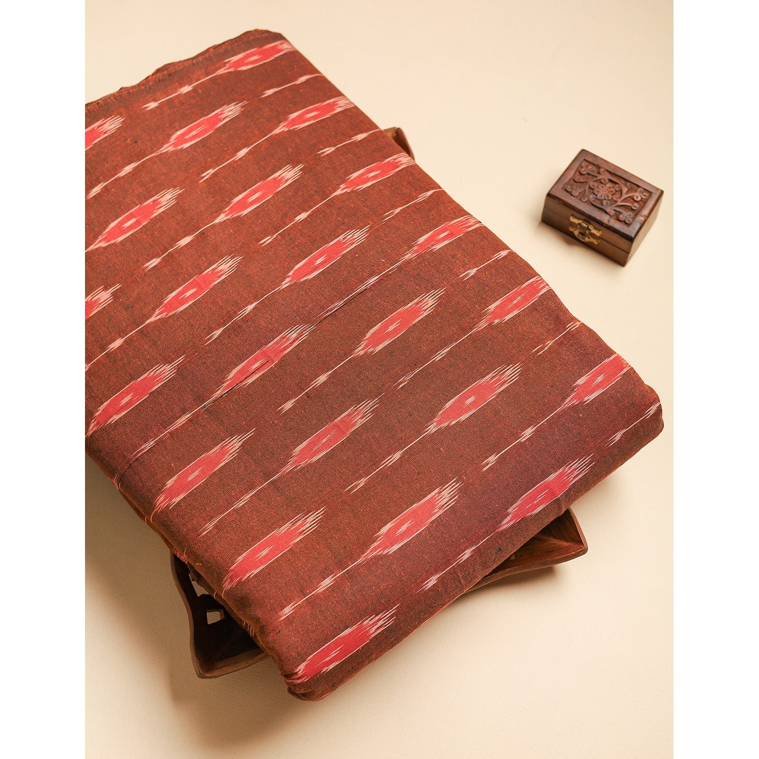 Pure Pochampally Cotton Ikat Fabric