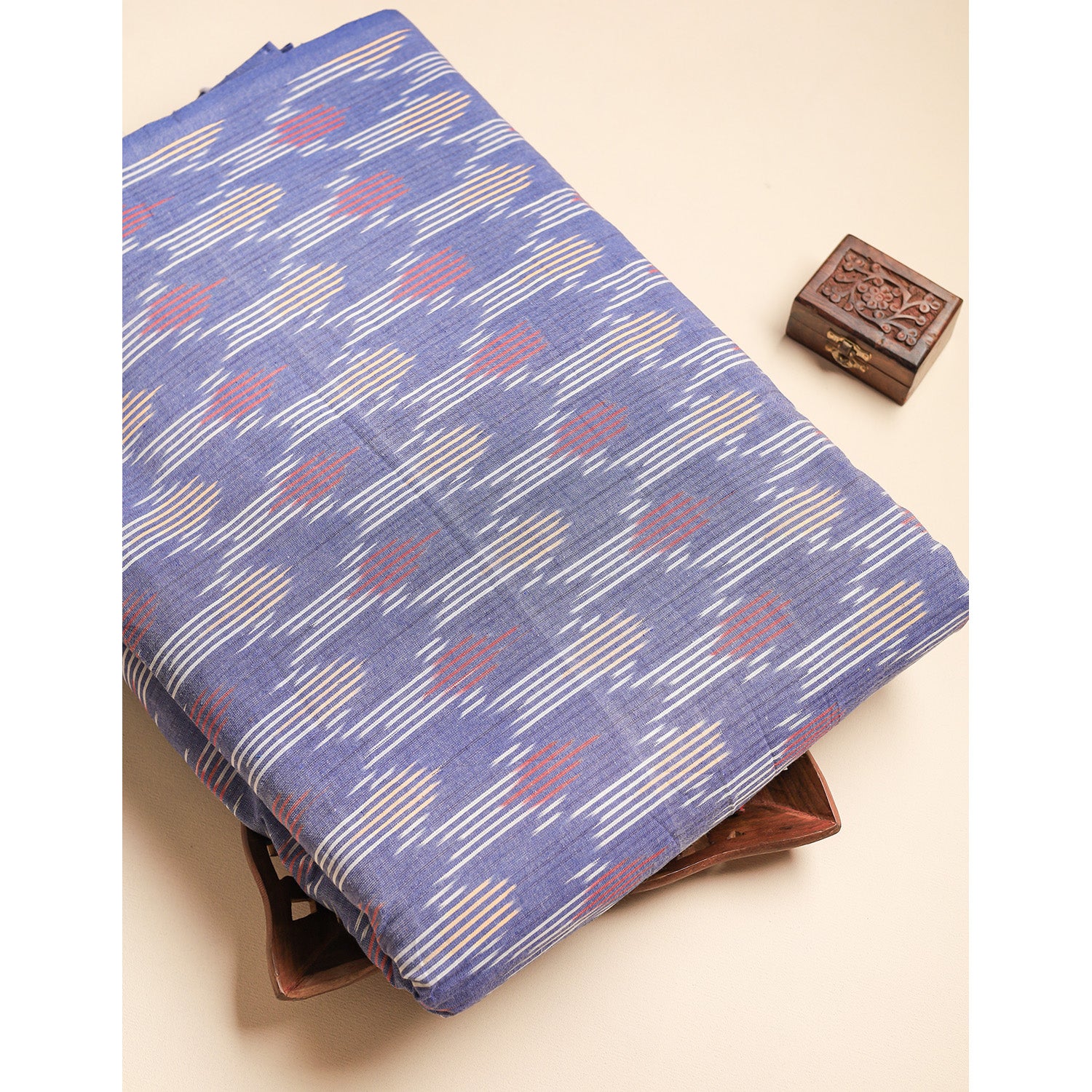 Pure Pochampally Cotton Ikat Fabric