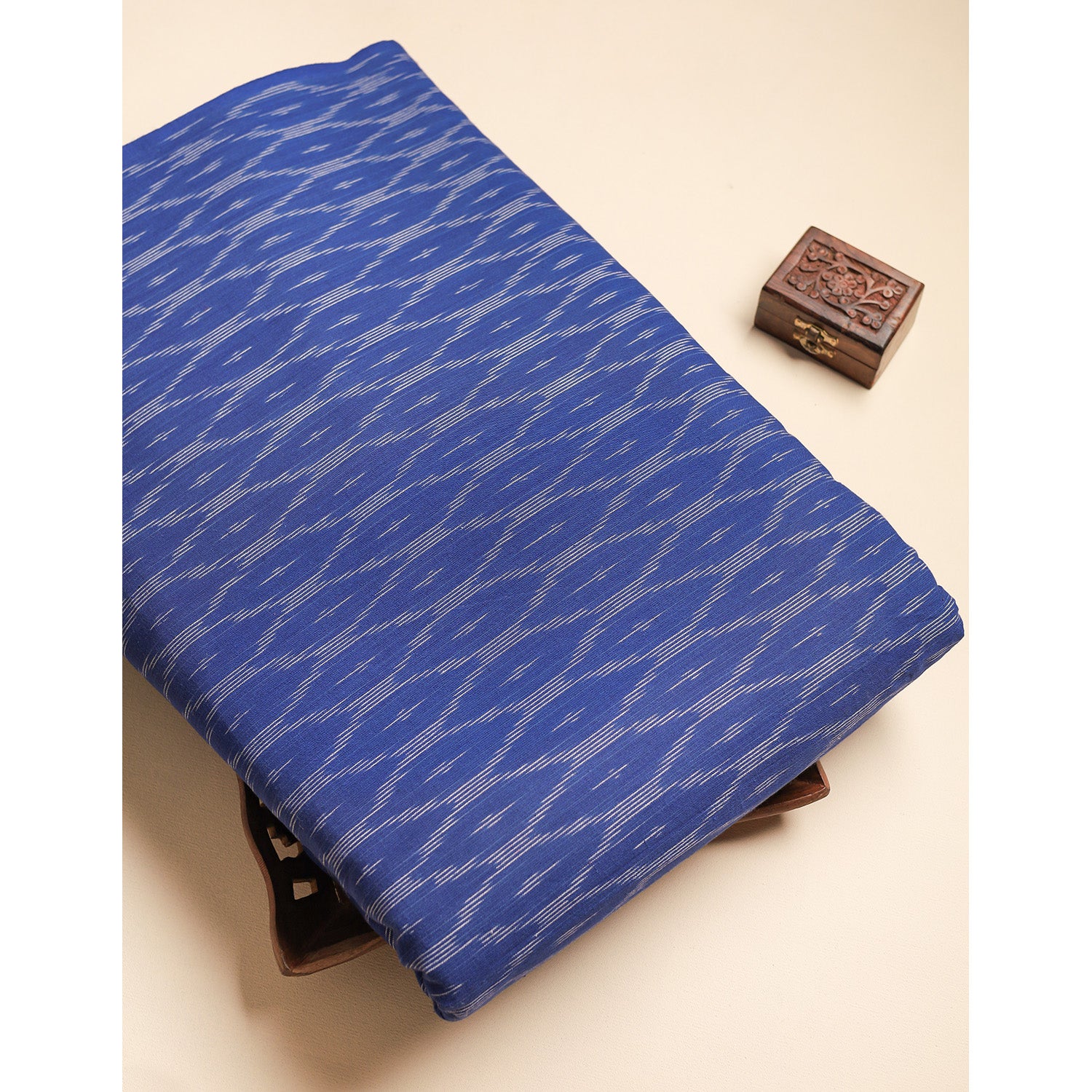 Pure Pochampally Cotton Ikat Fabric