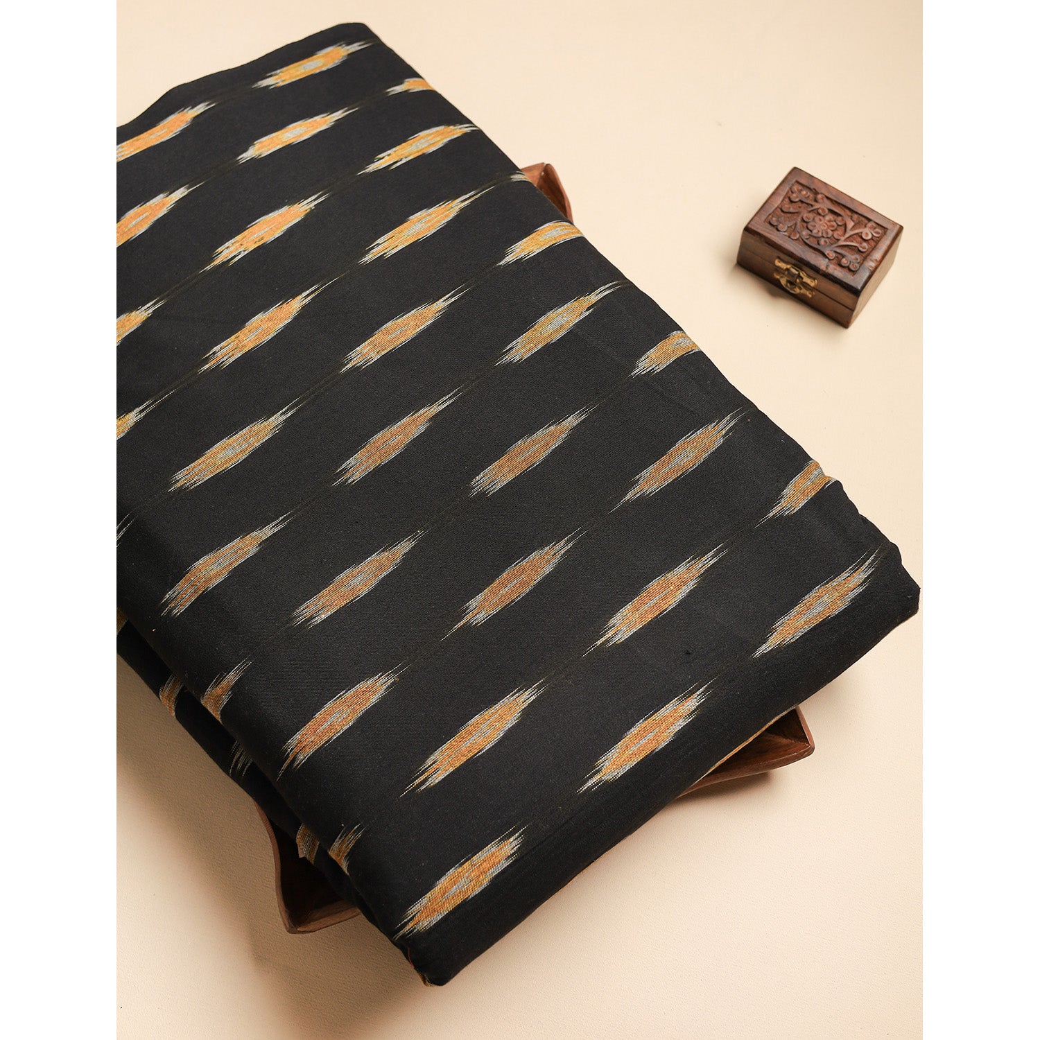 Pure Pochampally Cotton Ikat Fabric