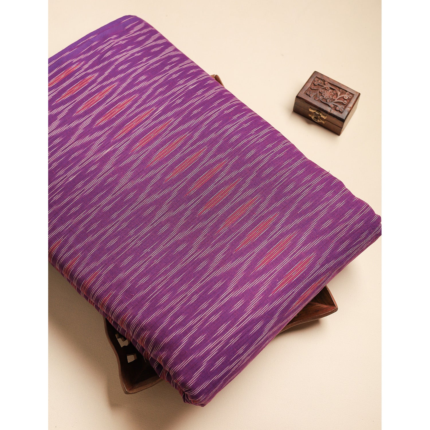 Pure Pochampally Cotton Ikat Fabric