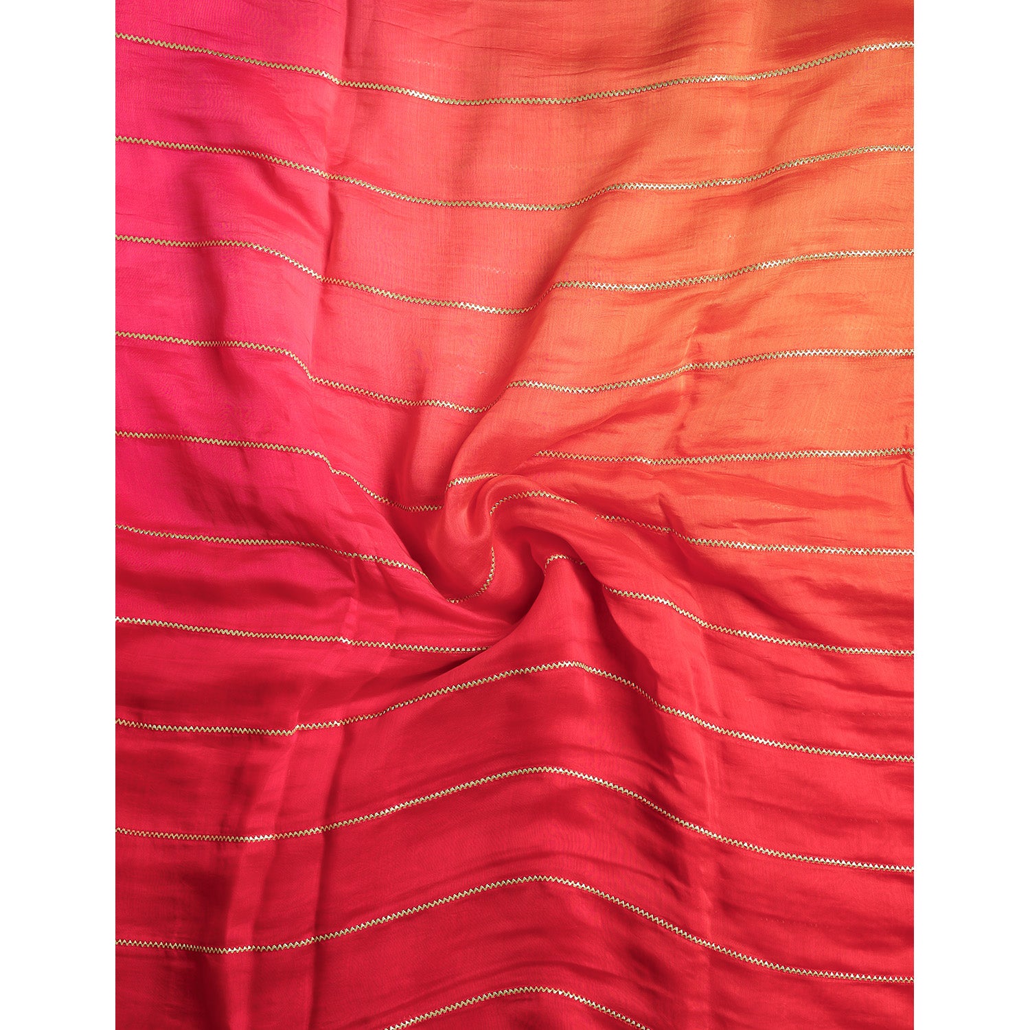 MUL CHANDERI EMBROIDERED FABRIC