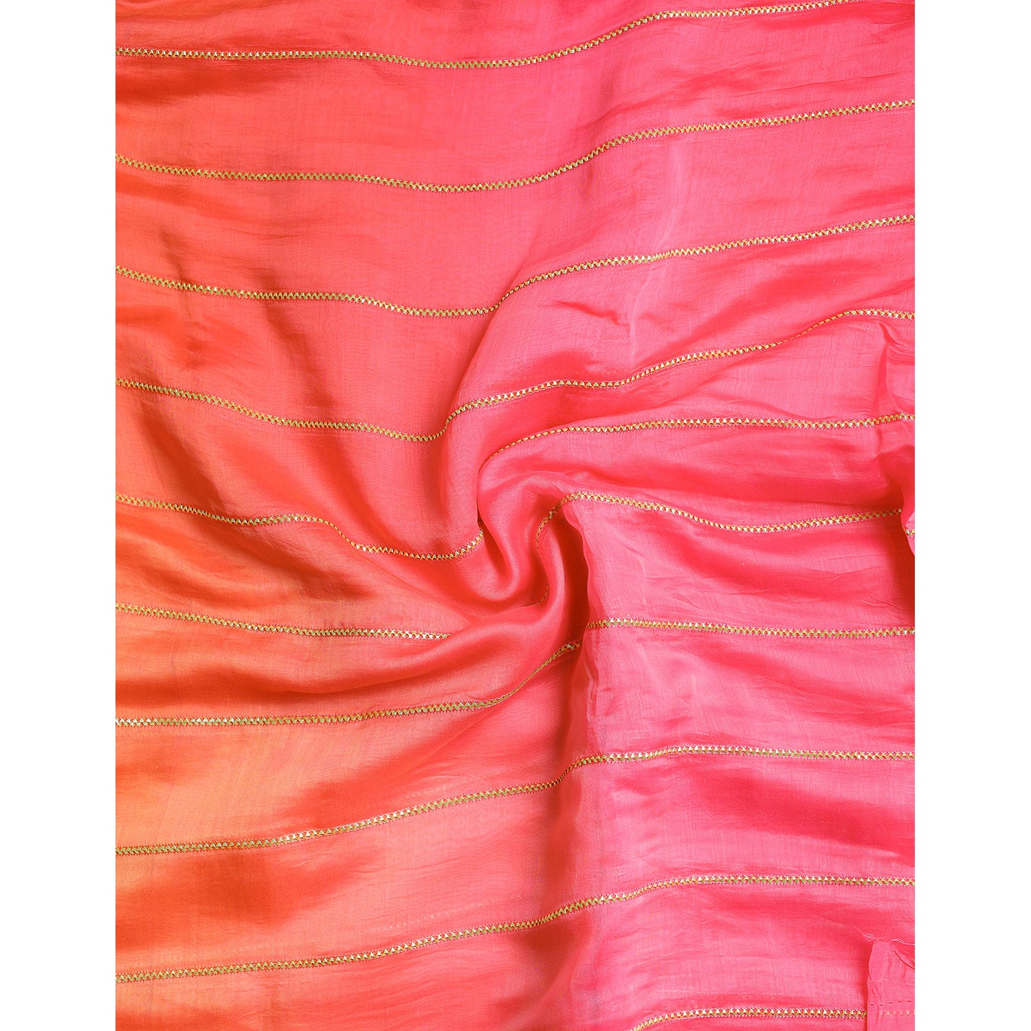 MUL CHANDERI EMBROIDERED FABRIC