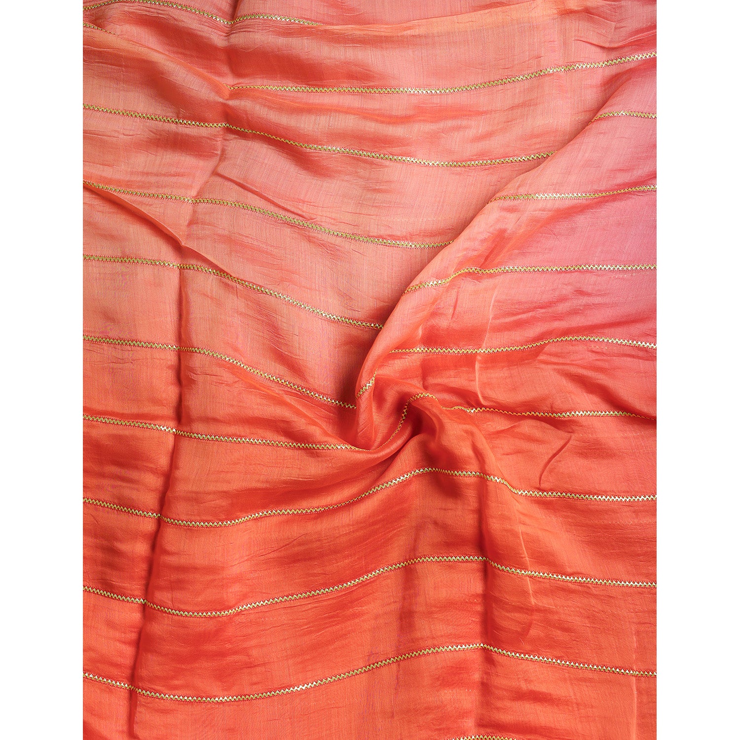 MUL CHANDERI EMBROIDERED FABRIC