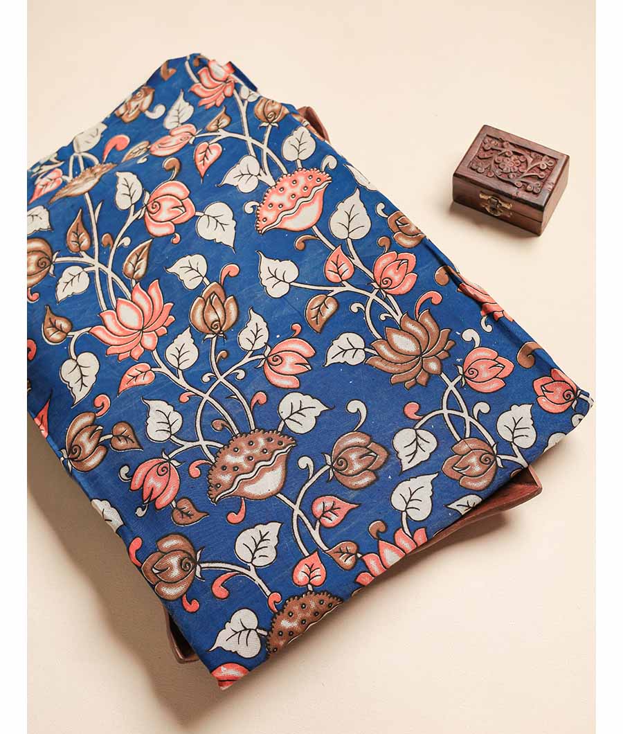 ASSAM SILK KALAMKARI FABRIC