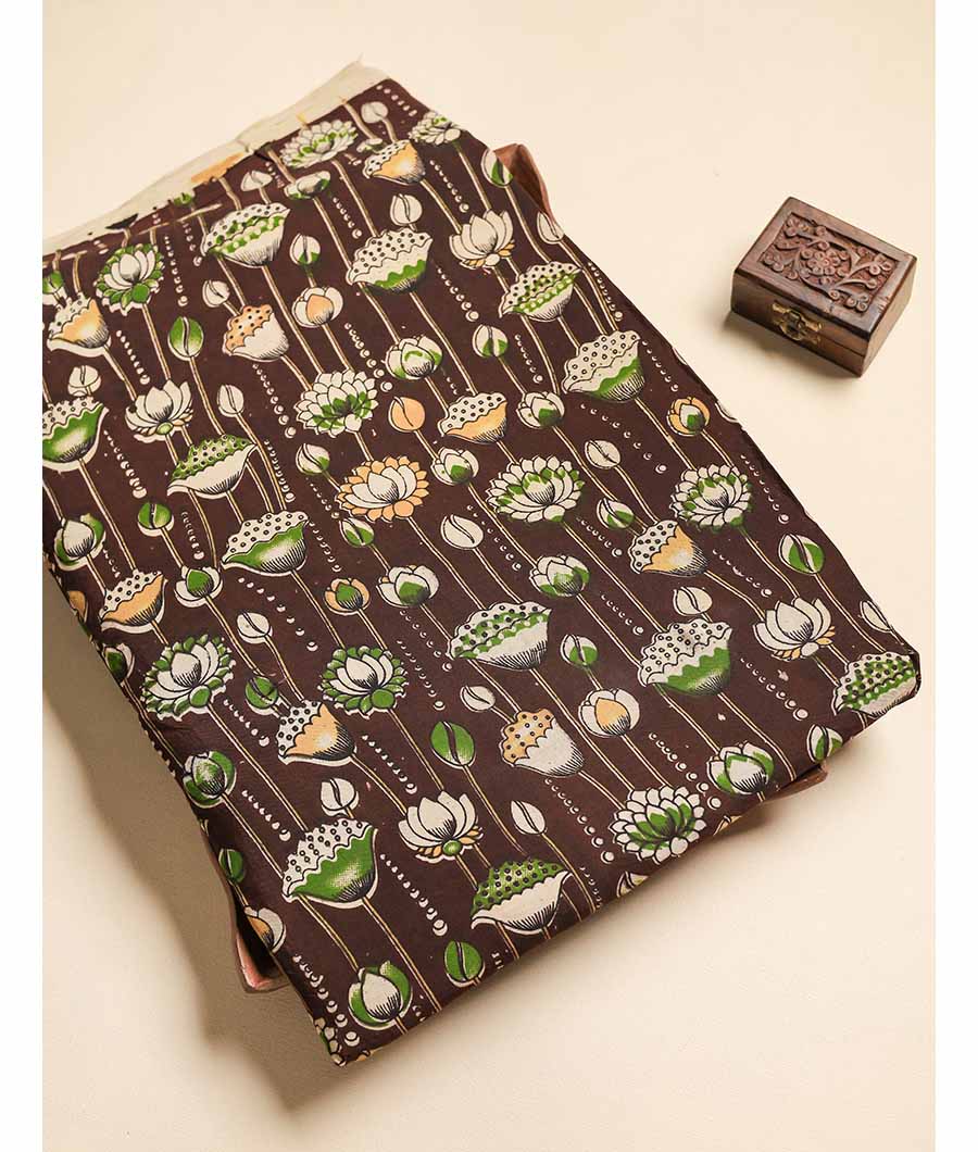 ASSAM SILK KALAMKARI FABRIC