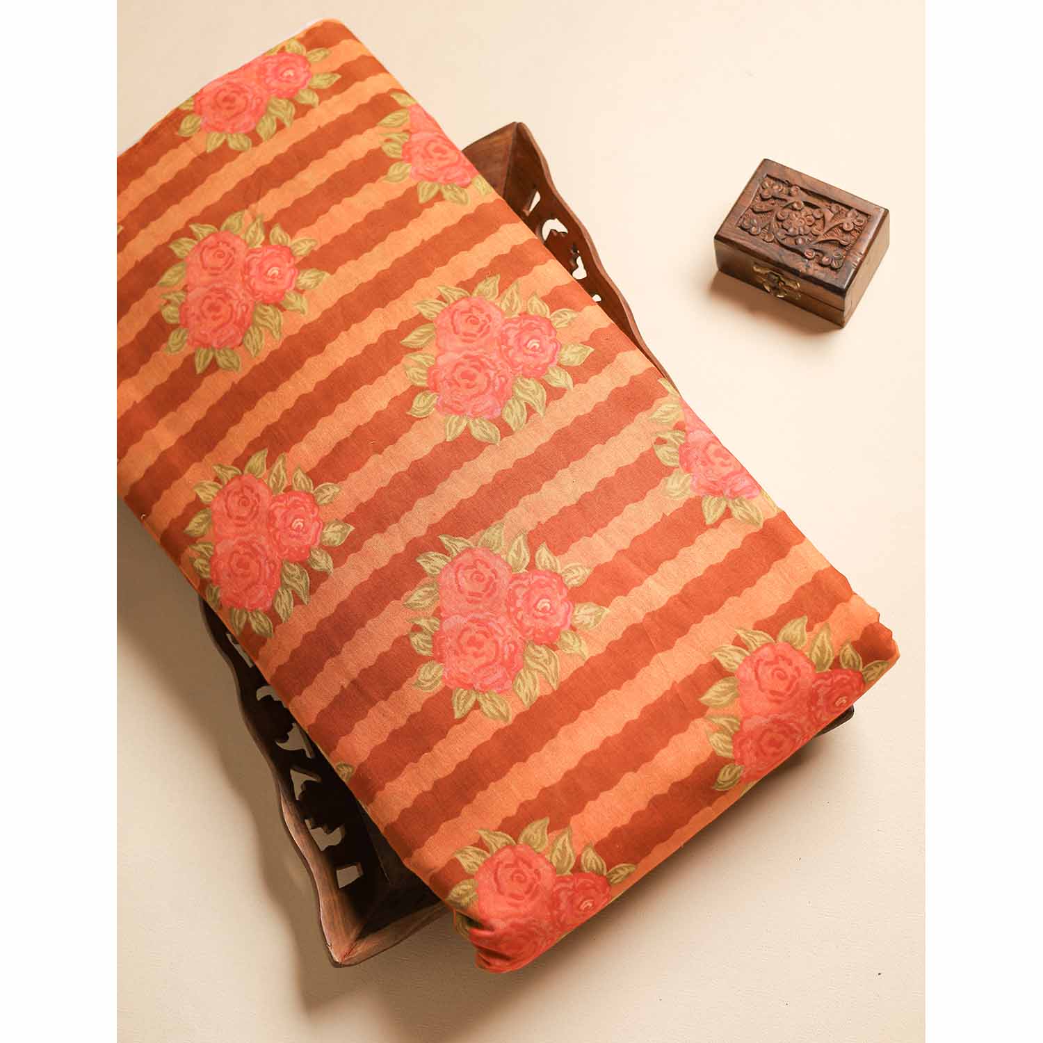 MUL COTTON PRINTED FABRIC