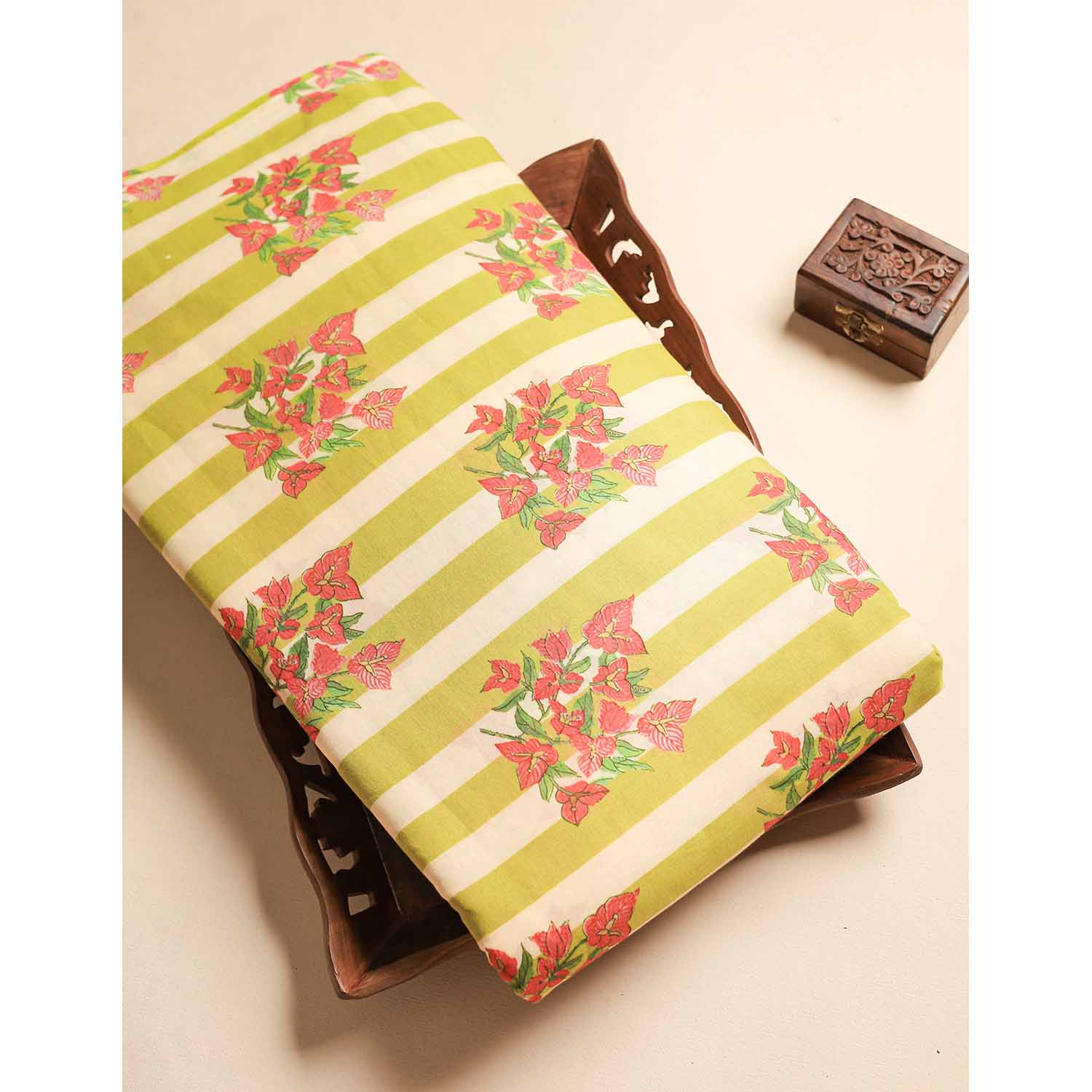 MUL COTTON PRINTED FABRIC