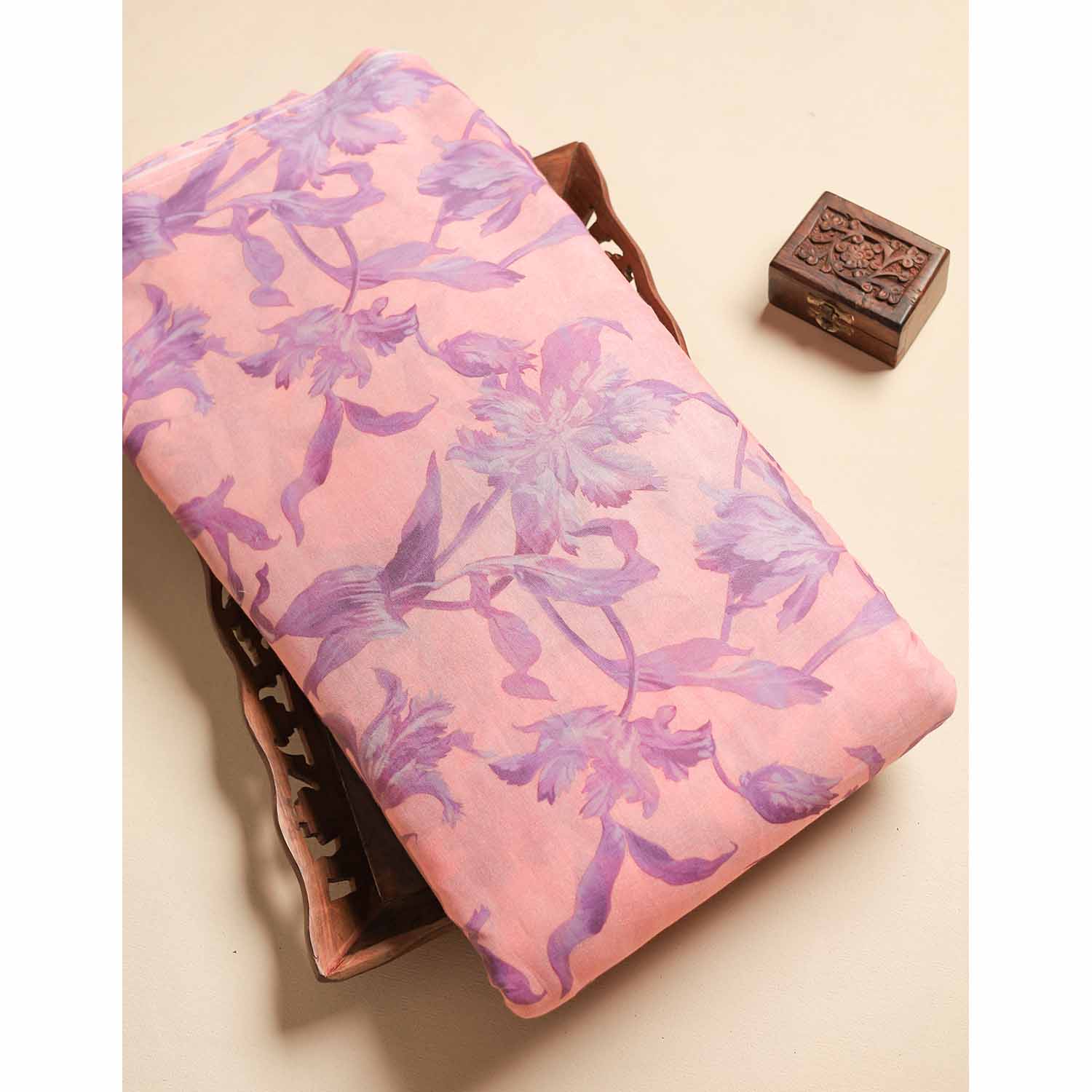 MUL COTTON PRINTED FABRIC