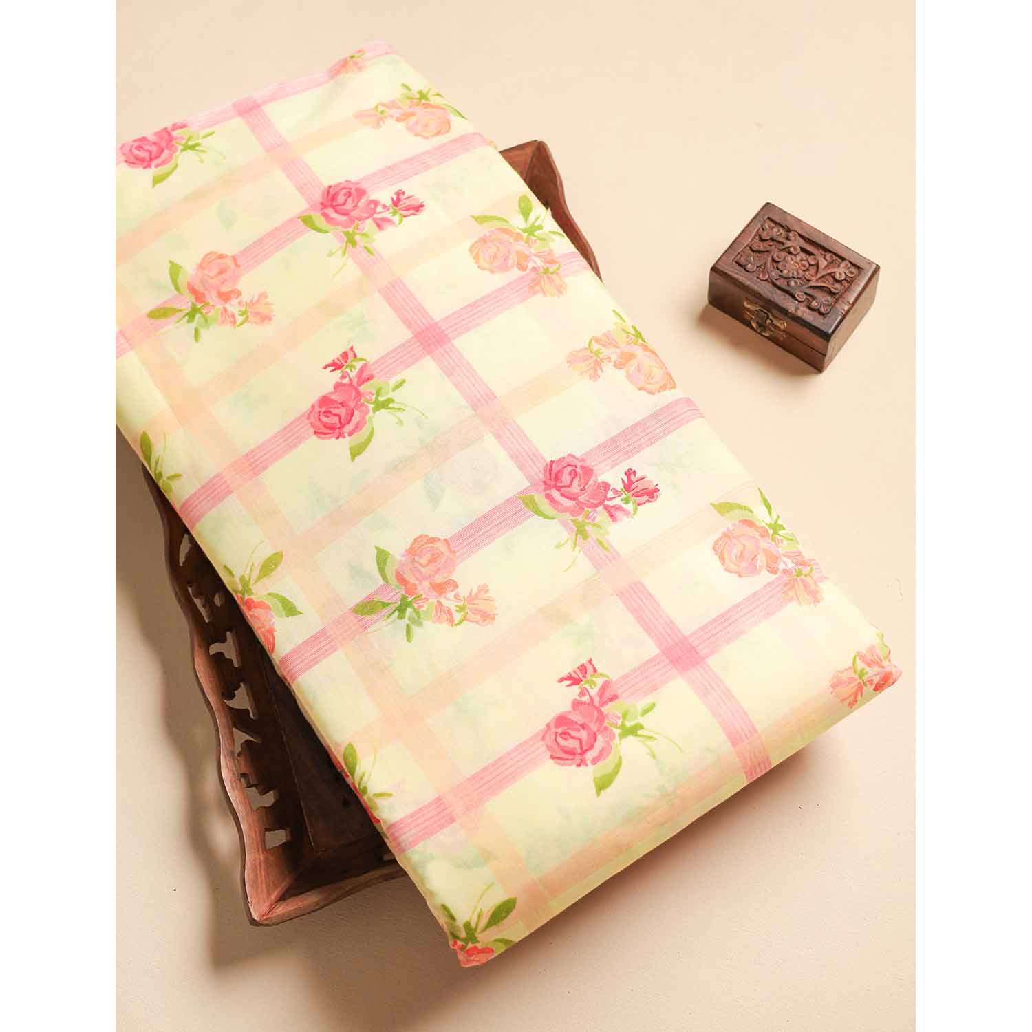 MUL COTTON PRINTED FABRIC