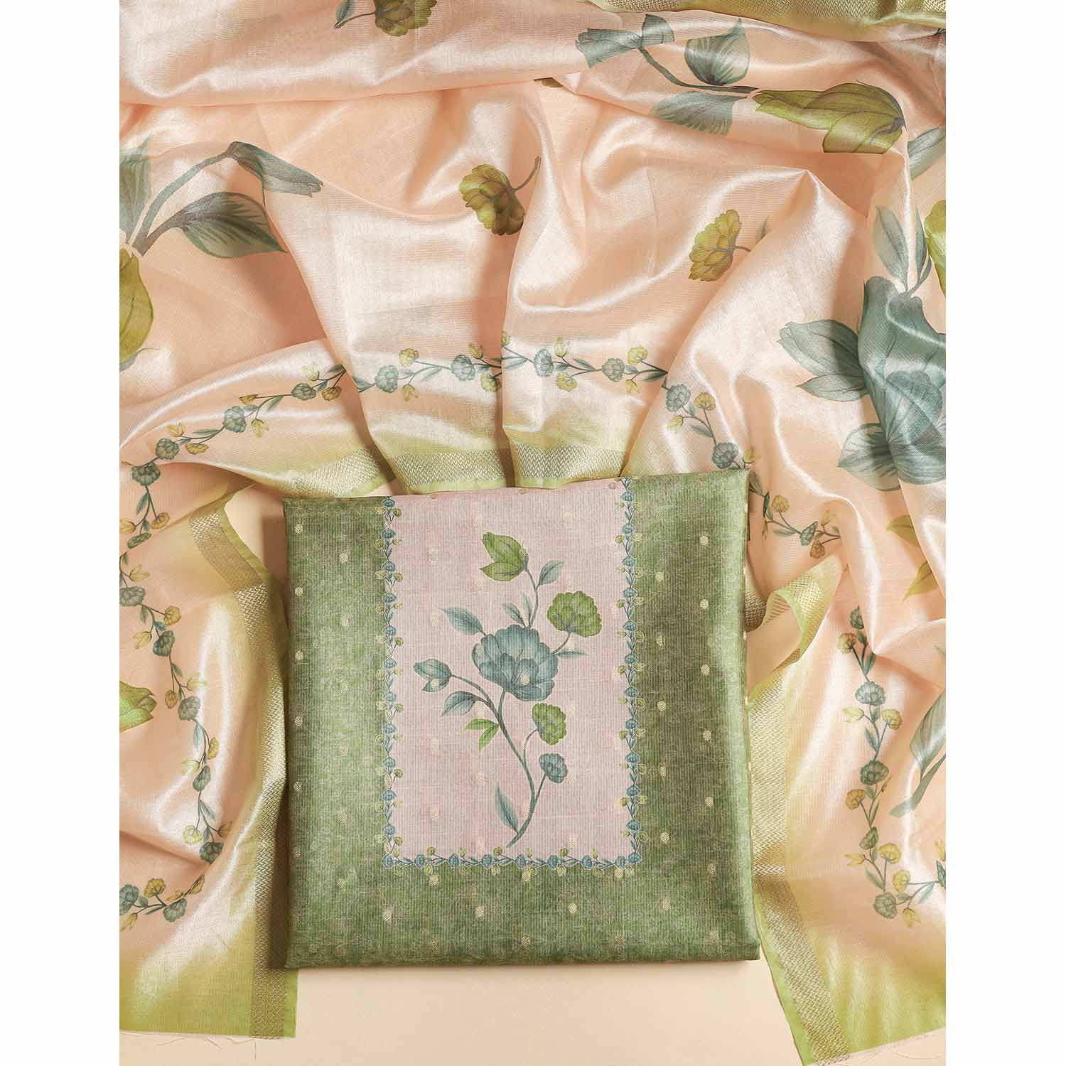 SEMI TUSSAR 2 PIECE SET