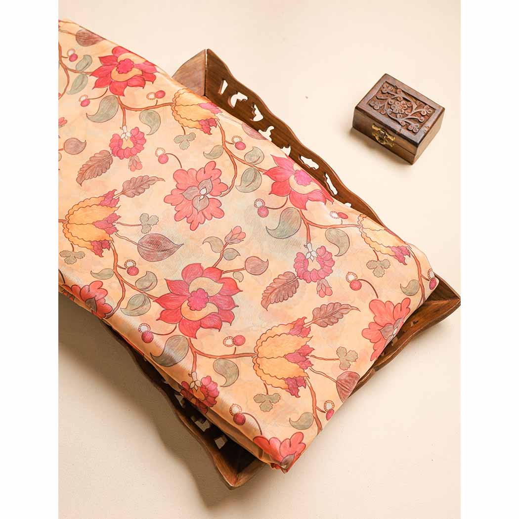 ORGANZA PRINTED FABRIC