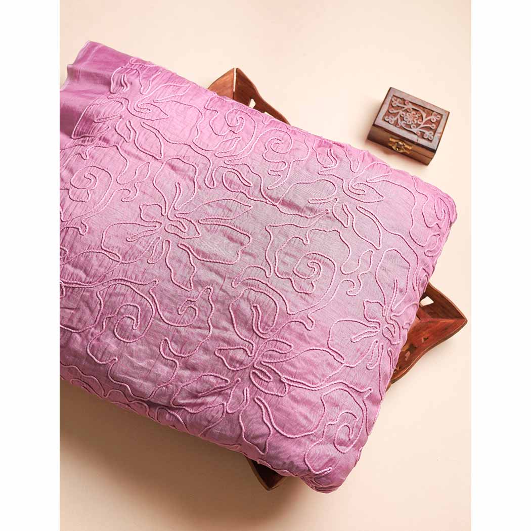 SILK EMBROIDERED FABRIC