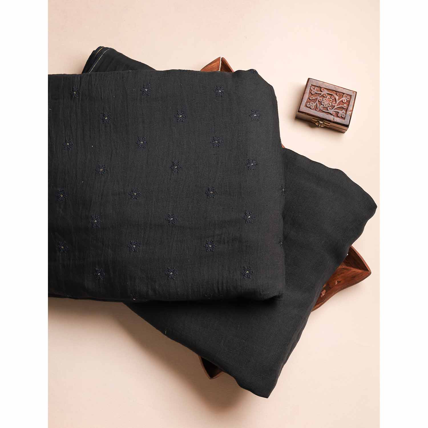 PURE LINEN EMBRIODERY FABRIC