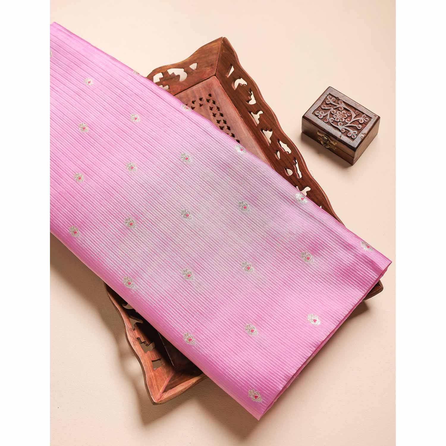 ROYAL BANARASI LINEAGE FABRIC (MEENA BOOTI)