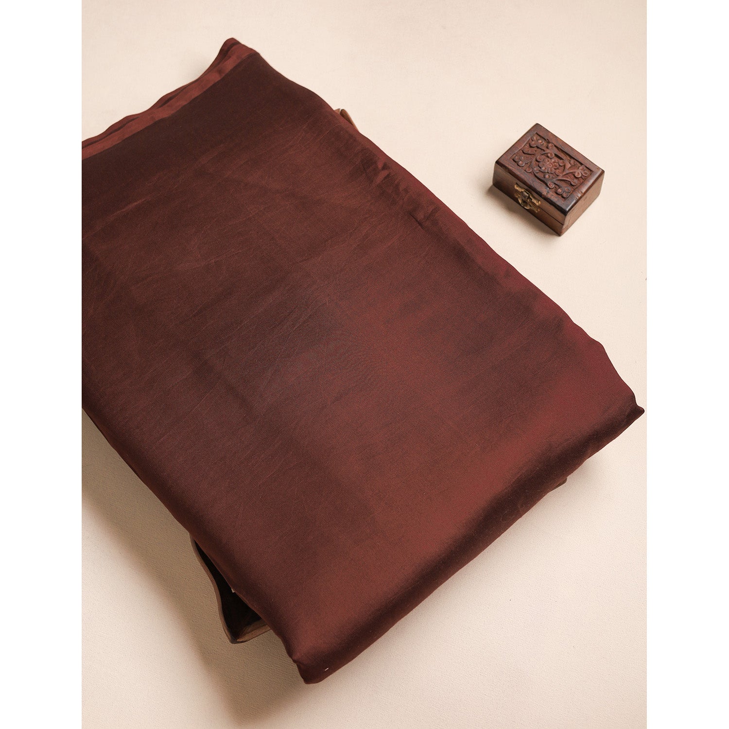 MUL CHANDERI PLAIN FABRIC