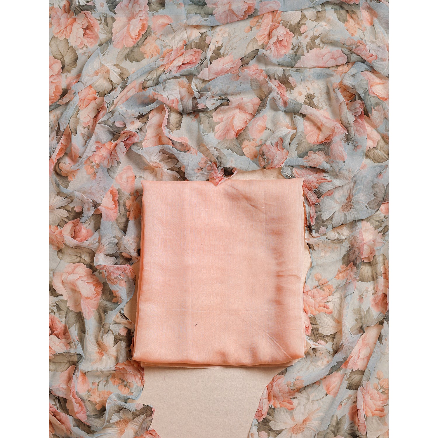 MUL CHANDERI 2 PIECE SET