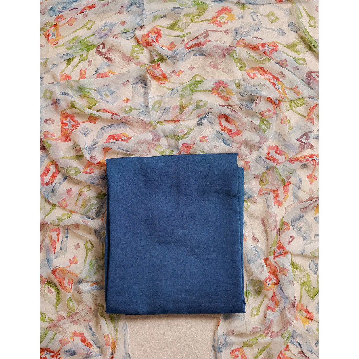 MUL CHANDERI 2 PIECE SET